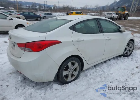2013 Hyundai Elantra Gls from USA, damaged, VIN 5NPDH4AE9DH381495